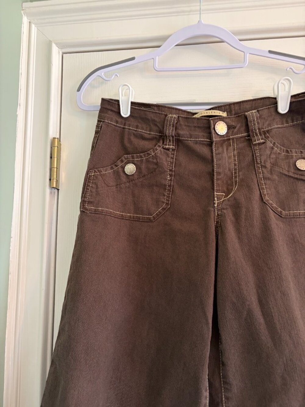 Sergio Valente Size 8 Brown cropped pants - Picture 3 of 14